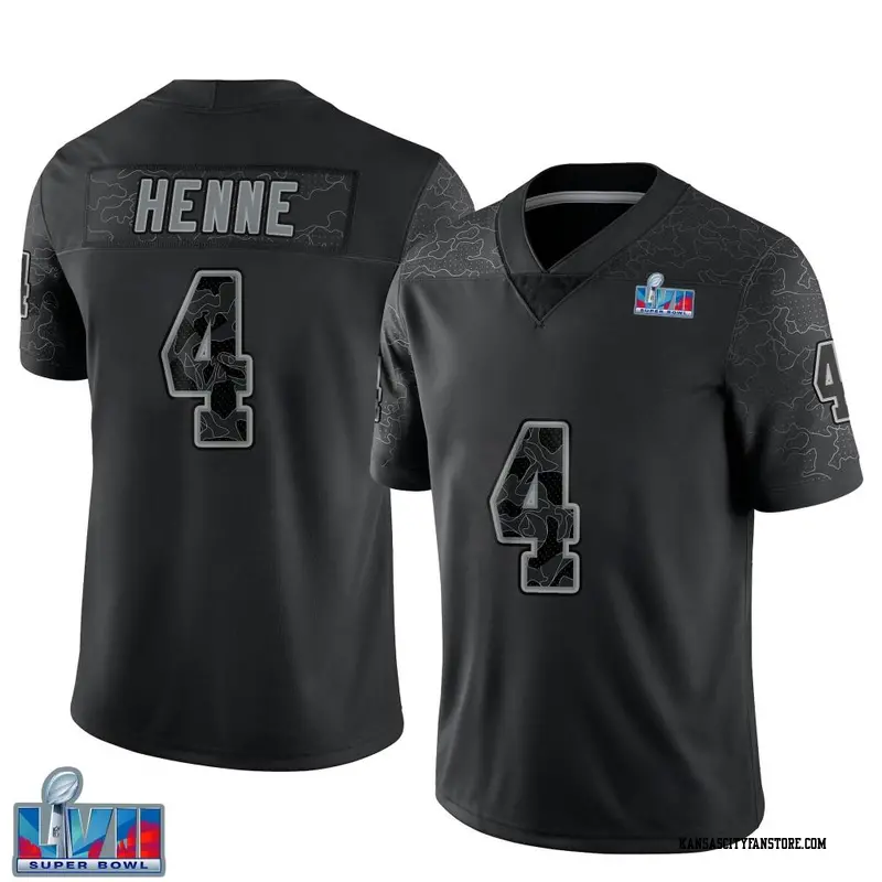 Top-selling Item] Chad Henne 4 Kansas City Chiefs Super Bowl LVII Game 3D  Unisex Jersey - Red