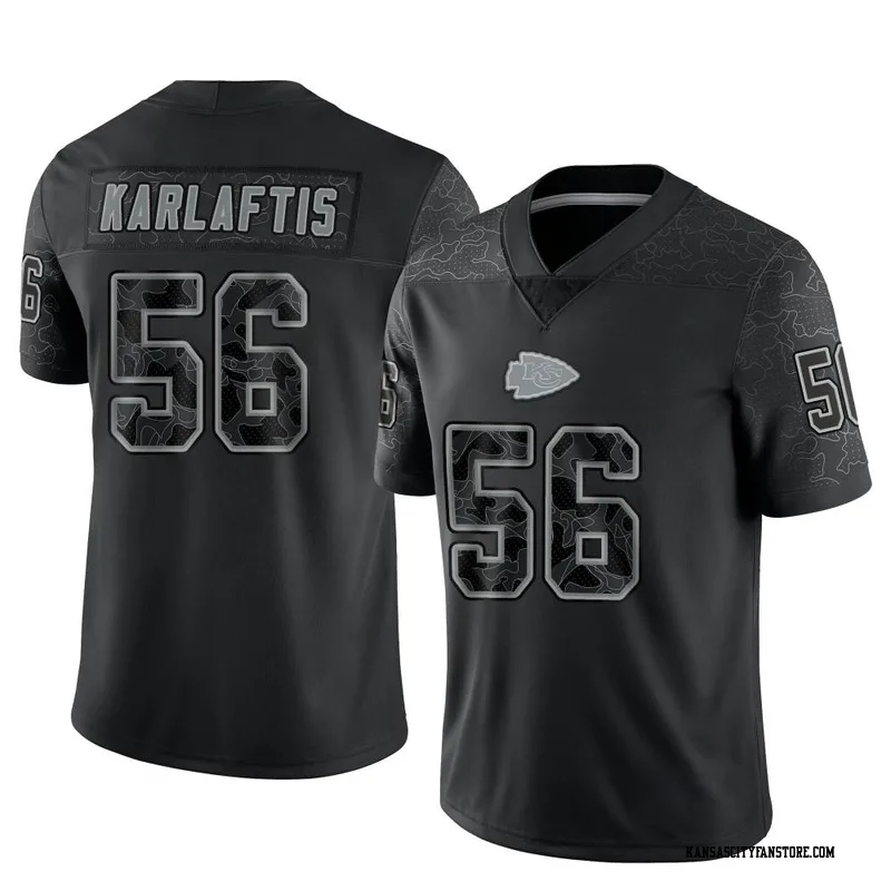 George Karlaftis 56 Kansas City Chiefs Super Bowl LVII Champions 3 Stars  Men Game Jersey - White - Bluefink