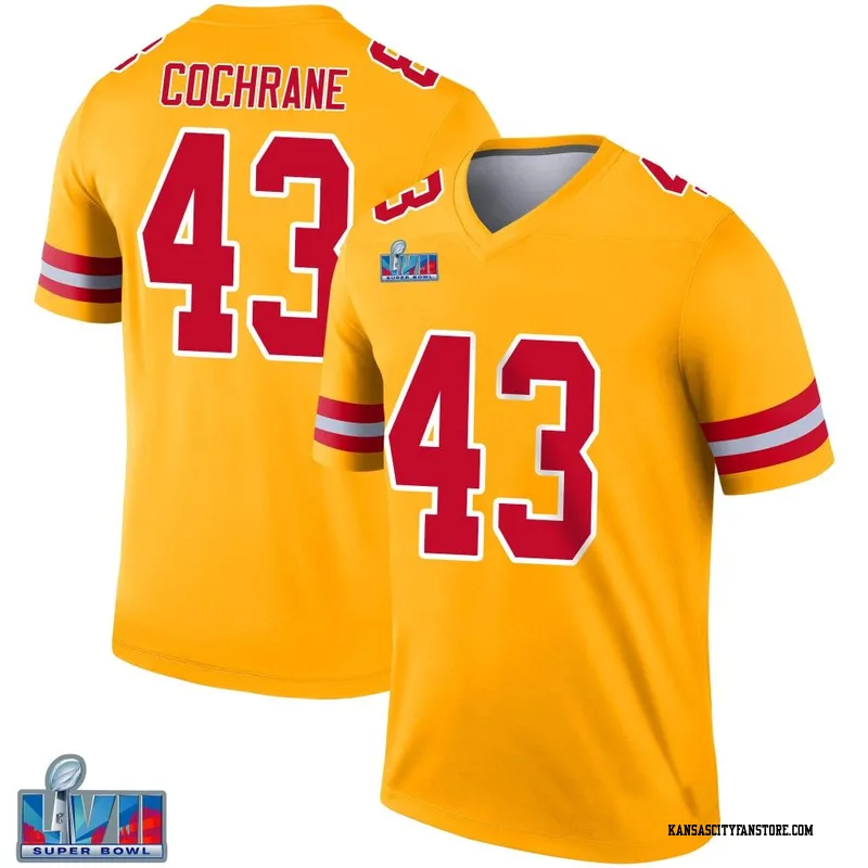 Jack Cochrane Youth Nike Red Kansas City Chiefs Custom Game Jersey Size: Extra Large