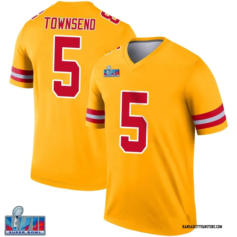 Men's Nike Tommy Townsend Red Kansas City Chiefs Game Jersey Size: 4XL