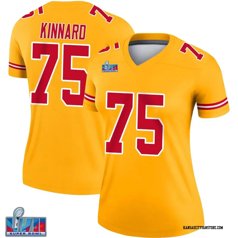 Men's Nike Darian Kinnard Red Kansas City Chiefs Game Player Jersey Size: 3XL