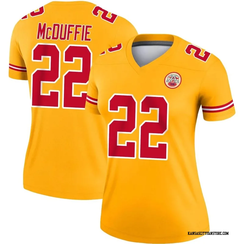 Trent McDuffie 21 Kansas City Chiefs Super Bowl LVII Game Jersey - Women  Red - Bluefink