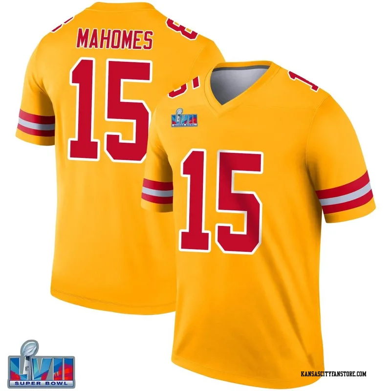 Youth Nike Travis Kelce Gold Kansas City Chiefs Inverted Team Game Jersey Size: Extra Large