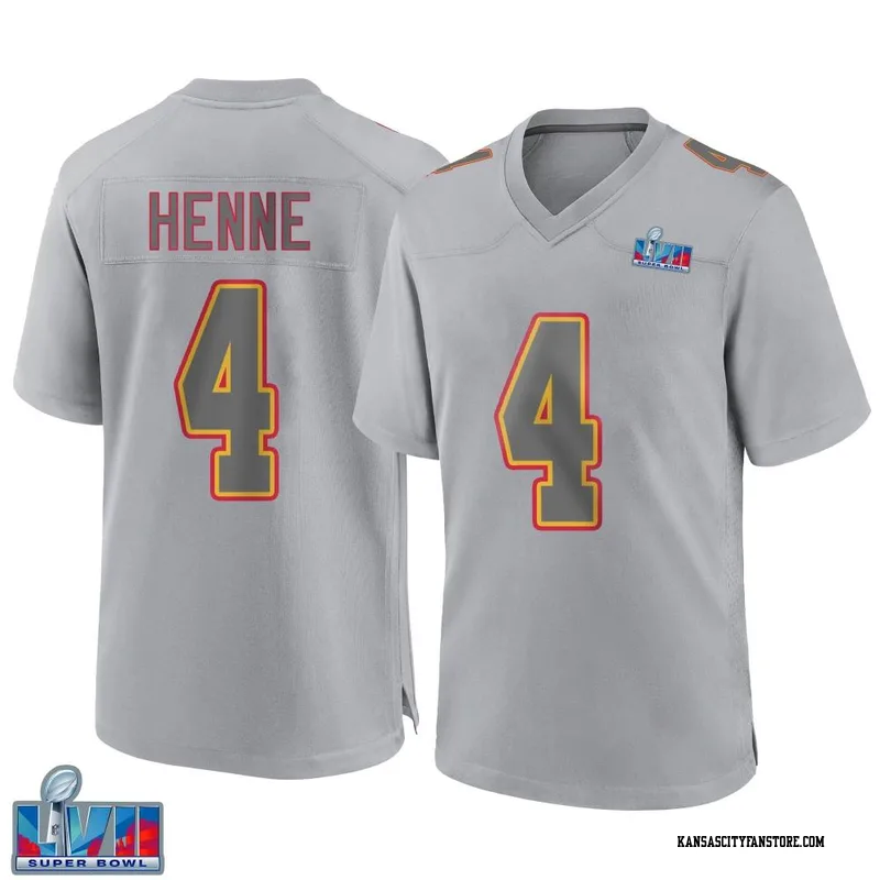 Top-selling Item] Chad Henne 4 Kansas City Chiefs Super Bowl LVII Game 3D  Unisex Jersey - Red