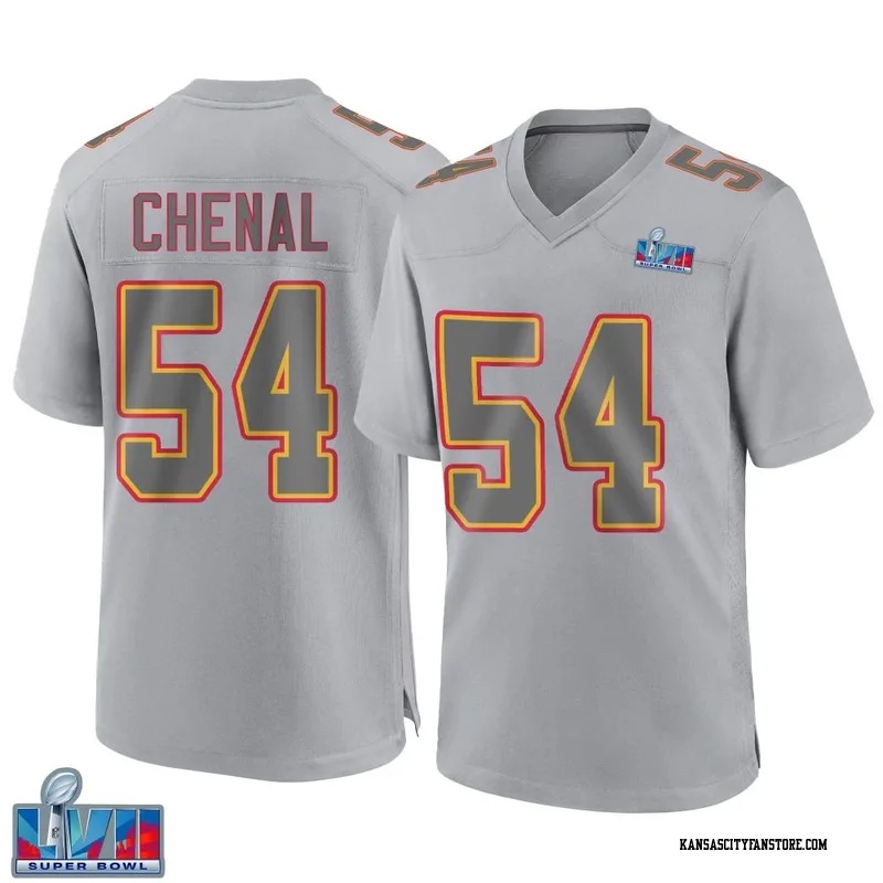 Kansas City Chiefs #54 Leo Chenal Red Stitched Football Jersey