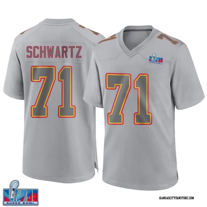 Limited Men's Mitchell Schwartz Gold Jersey - #71 Football Kansas City  Chiefs 100th Season Inverted Legend Size 40/M