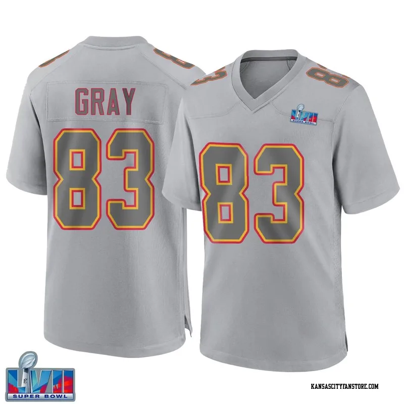 Noah Gray 83 Kansas City Chiefs Super Bowl LVII Champions Men Game Jersey -  Red - Bluefink