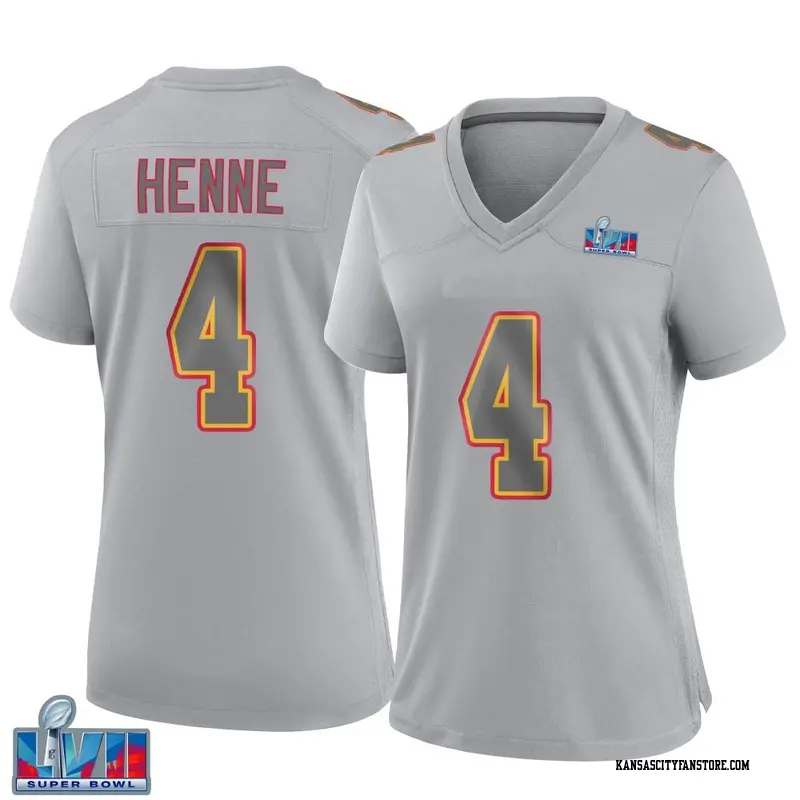 Top-selling Item] Chad Henne 4 Kansas City Chiefs Super Bowl LVII Game 3D  Unisex Jersey - Youth White