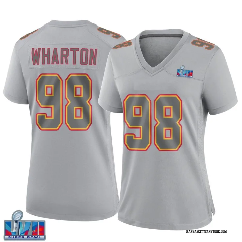 Tershawn Wharton Men's Nike Red Kansas City Chiefs Custom Game Jersey