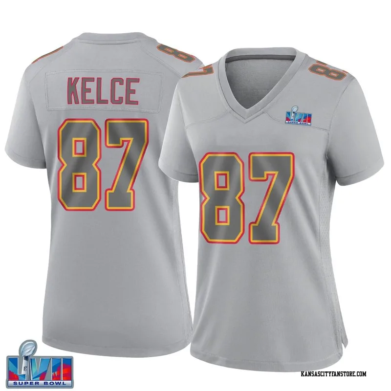 Limited Women's Travis Kelce Gold Jersey - #87 Football Kansas City Chiefs  Inverted Legend Size S