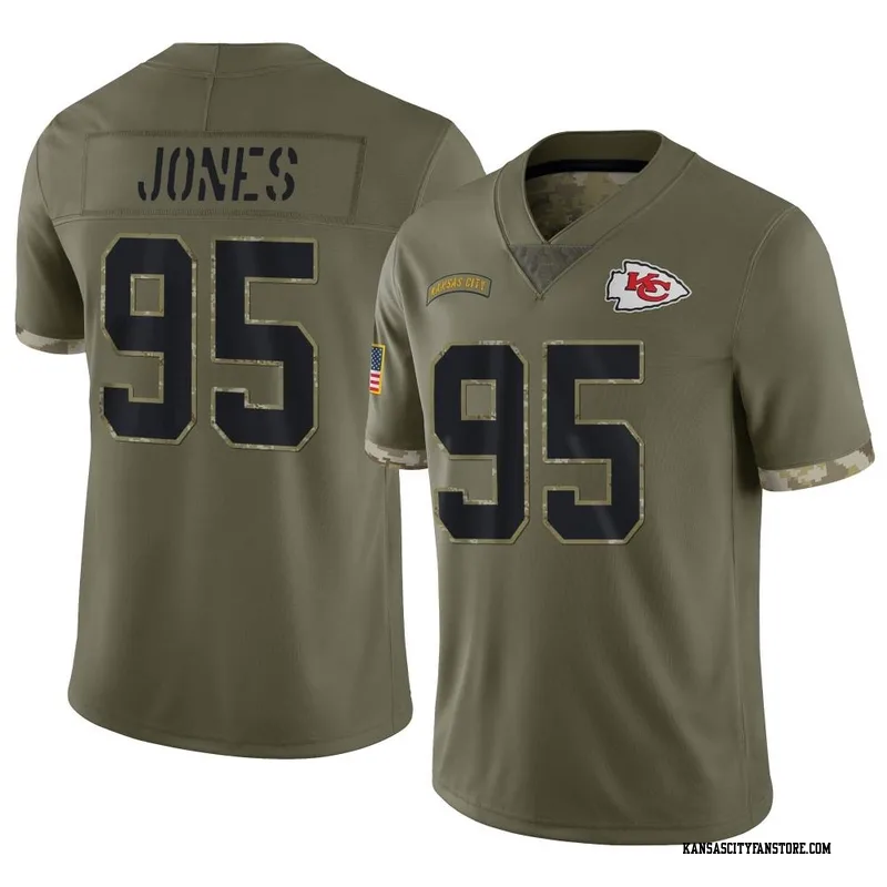 Chris Jones 95 Kansas City Chiefs Super Bowl LVII Patch Atmosphere Fashion  Game Jersey - Gray - Bluefink