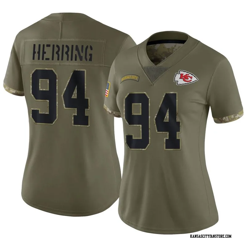 Malik Herring Kansas City Chiefs Nike Team Game Player Jersey - Red