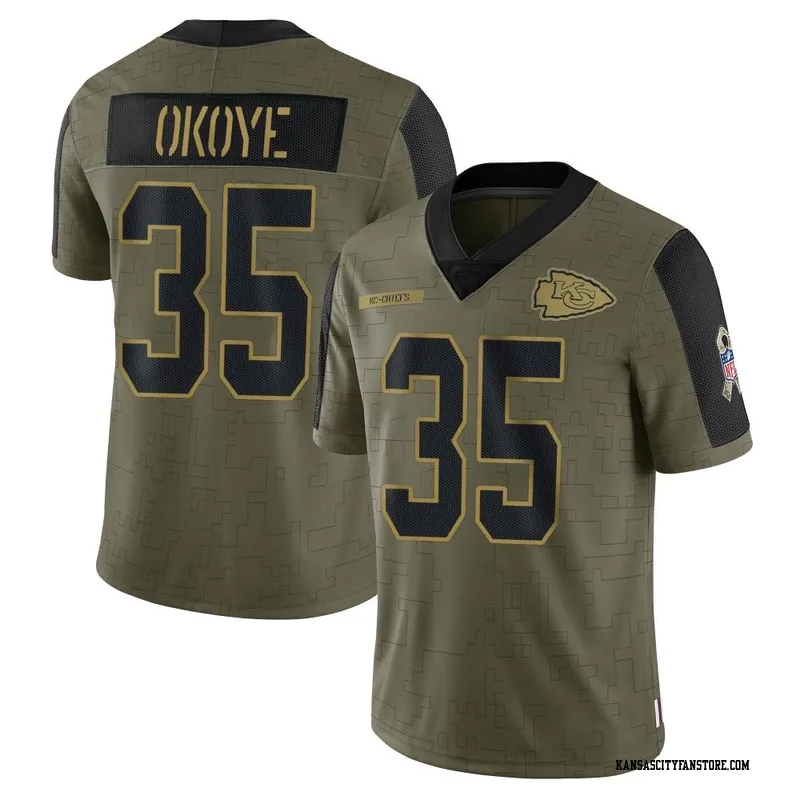 Christian Okoye Kansas City Chiefs Throwback Jersey – Best Sports