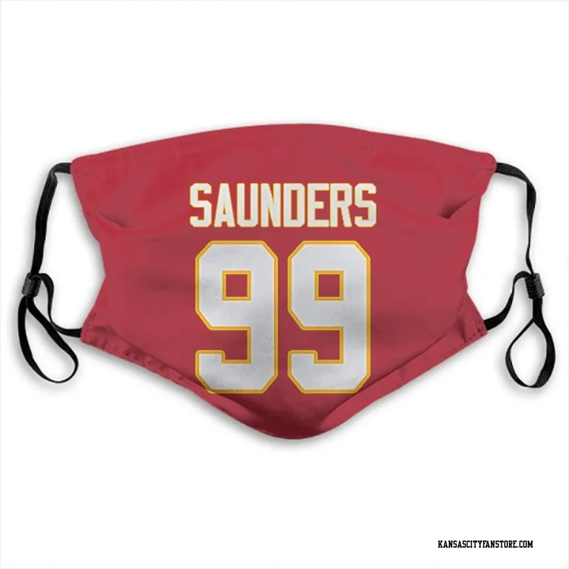 Limited Youth Khalen Saunders Black Jersey - #99 Football Kansas