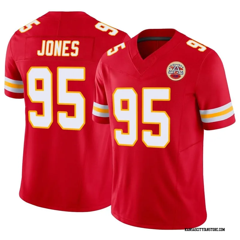 Top-selling Item] Chris Jones 95 Kansas City Chiefs Super Bowl LVII Game 3D  Unisex Jersey - Youth Red