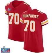 Red Men's D.J. Humphries Kansas City Chiefs Elite Team Color Vapor Untouchable Super Bowl LVII Patch Jersey