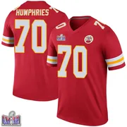 Red Men's D.J. Humphries Kansas City Chiefs Legend Color Rush Super Bowl LVIII Patch Jersey