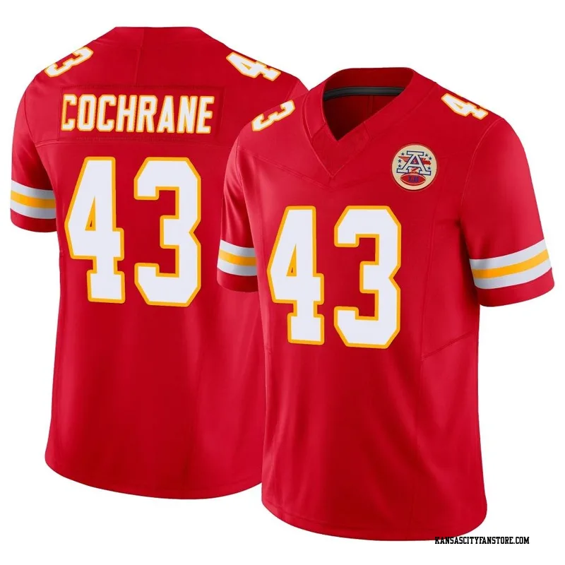 Jack Cochrane Youth Nike Red Kansas City Chiefs Custom Game Jersey Size: Extra Large