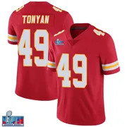 Red Men's Robert Tonyan Kansas City Chiefs Limited Team Color Vapor Untouchable Super Bowl LVII Patch Jersey