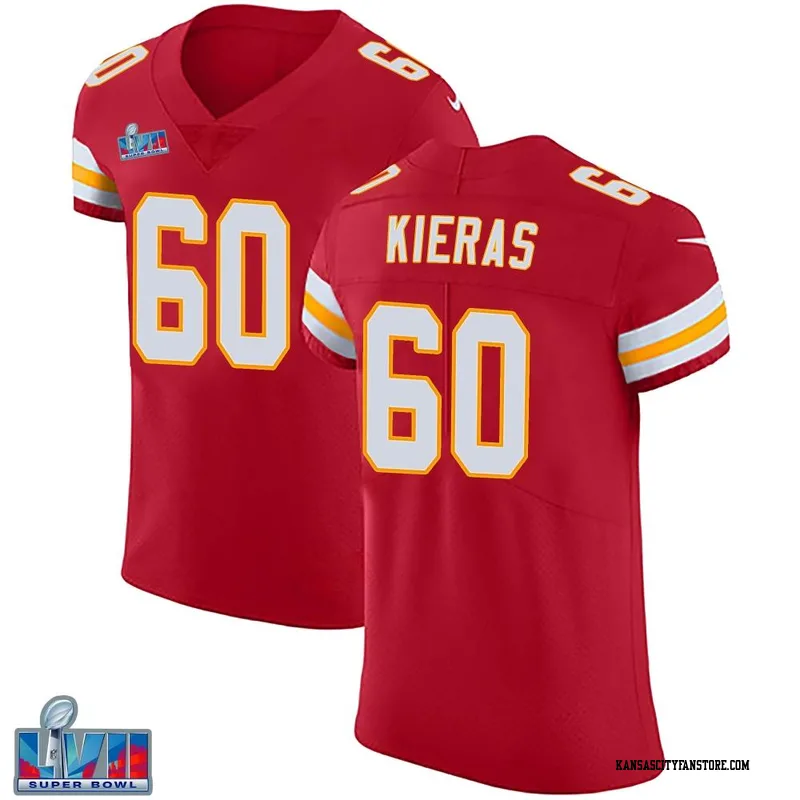 Men's Nike Isiah Pacheco Gray Kansas City Chiefs Super Bowl LVII Patch  Atmosphere Fashion Game Jersey