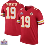 Red Men's Tyquan Thornton Kansas City Chiefs Legend Color Rush Super Bowl LVIII Patch Jersey