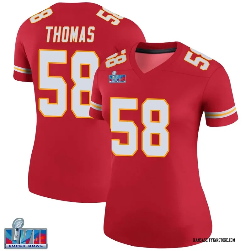 Authentic Mitchell Ness Kansas City Chiefs Derrick Thomas 58 Jersey Mens 52  2XL