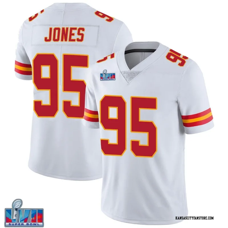 Top-selling Item] Chris Jones 95 Kansas City Chiefs Super Bowl LVII Game 3D  Unisex Jersey - Youth Red