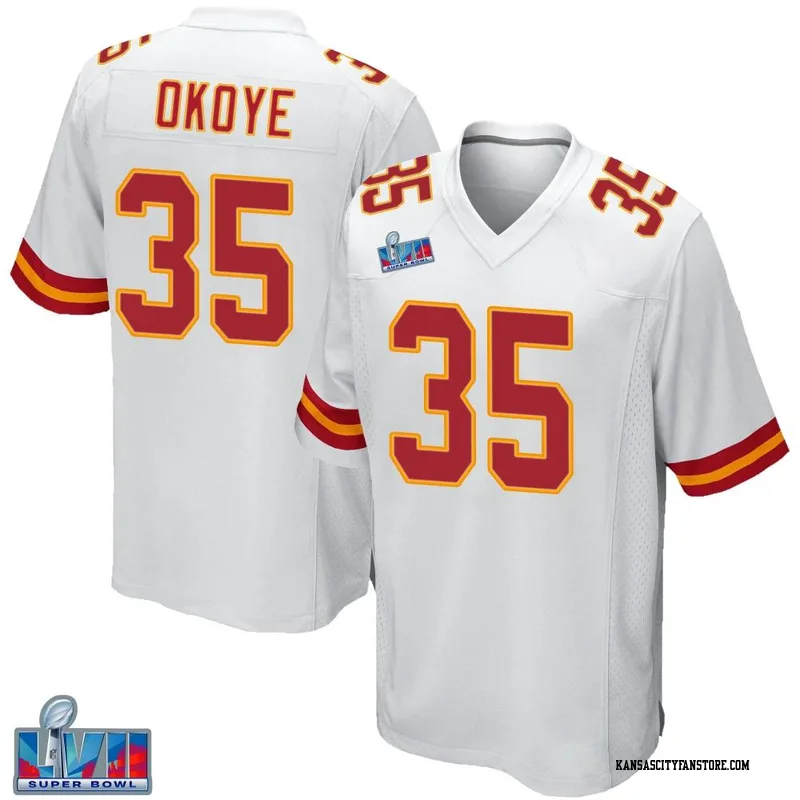 CHRISTIAN OKOYE Kansas City Chiefs RED Jersey M-5XL Unsigned Custom Se -  TimelessAuthentic