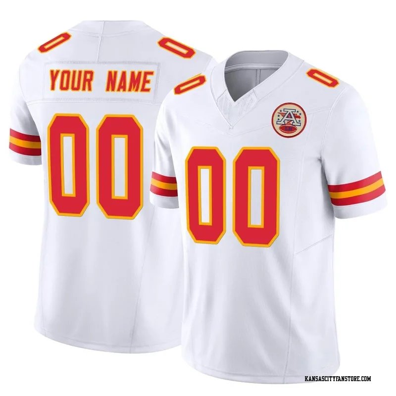 Rashee Rice Men's Nike White Kansas City Chiefs Custom Game Jersey Size: Extra Large