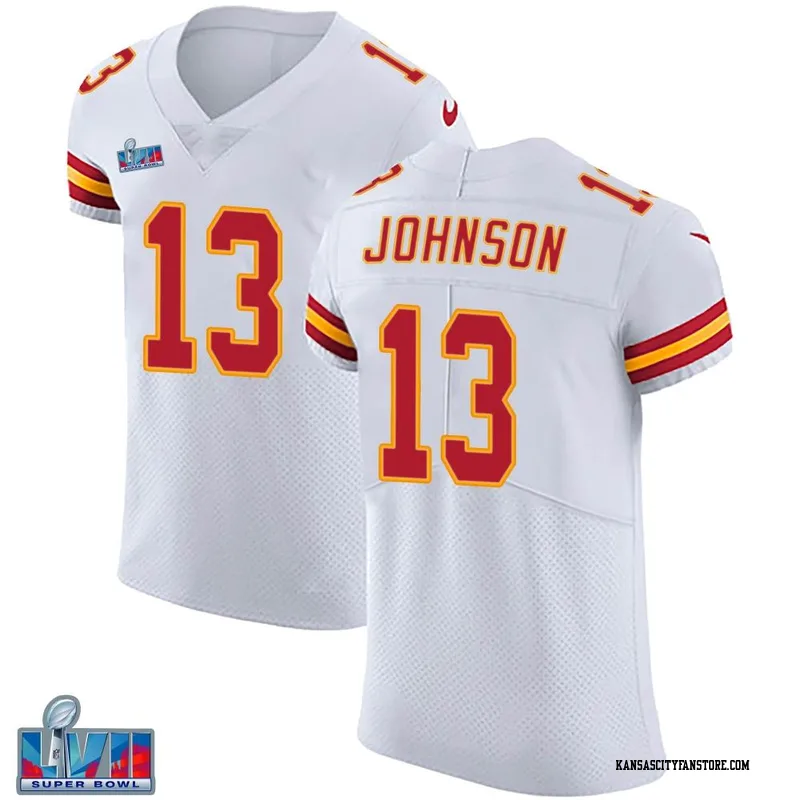 Men's Nike Nazeeh Johnson Red Kansas City Chiefs Game Player Jersey Size: 4XL