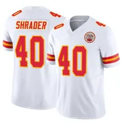 White Men's Spencer Shrader Kansas City Chiefs Limited Vapor F.U.S.E. Jersey