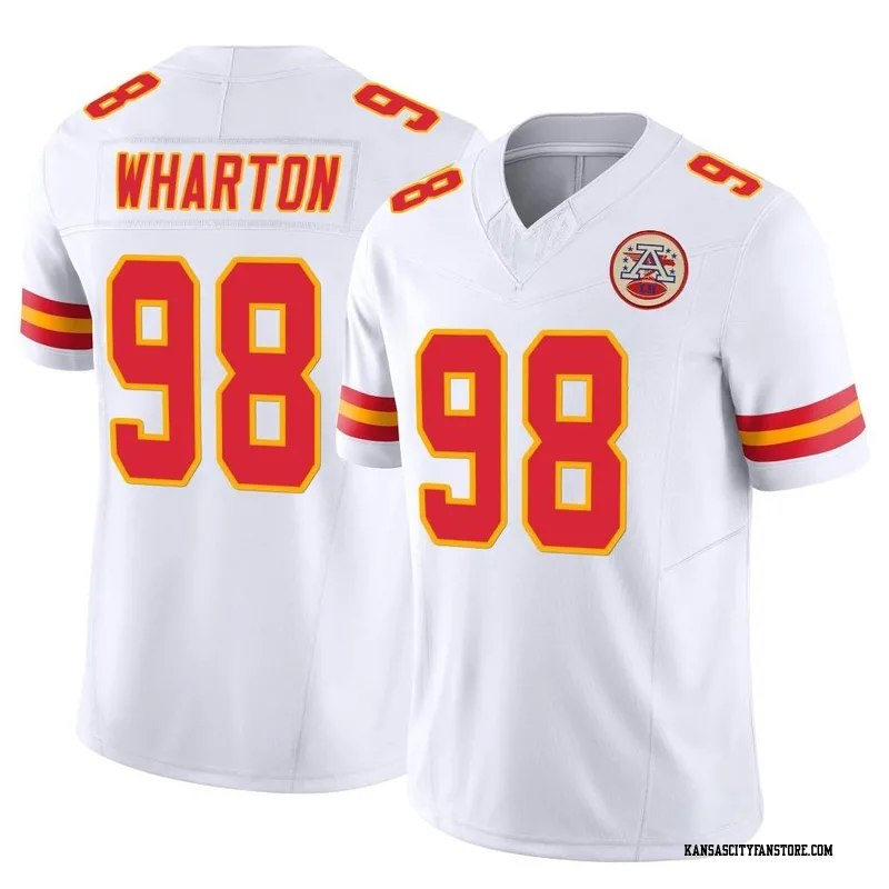 Tershawn Wharton Kansas City Chiefs Red Football Jersey • Kybershop