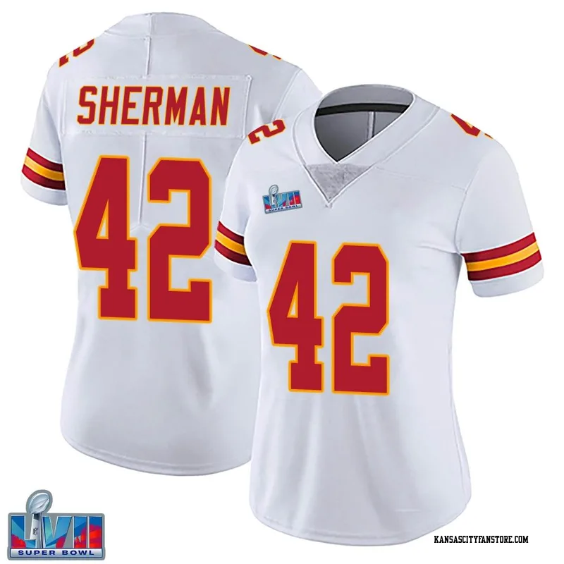 Limited Youth Anthony Sherman Gold Jersey - #42 Football Kansas City Chiefs  Inverted Legend Size S(10-12)