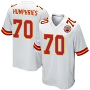 White Youth D.J. Humphries Kansas City Chiefs Game Jersey